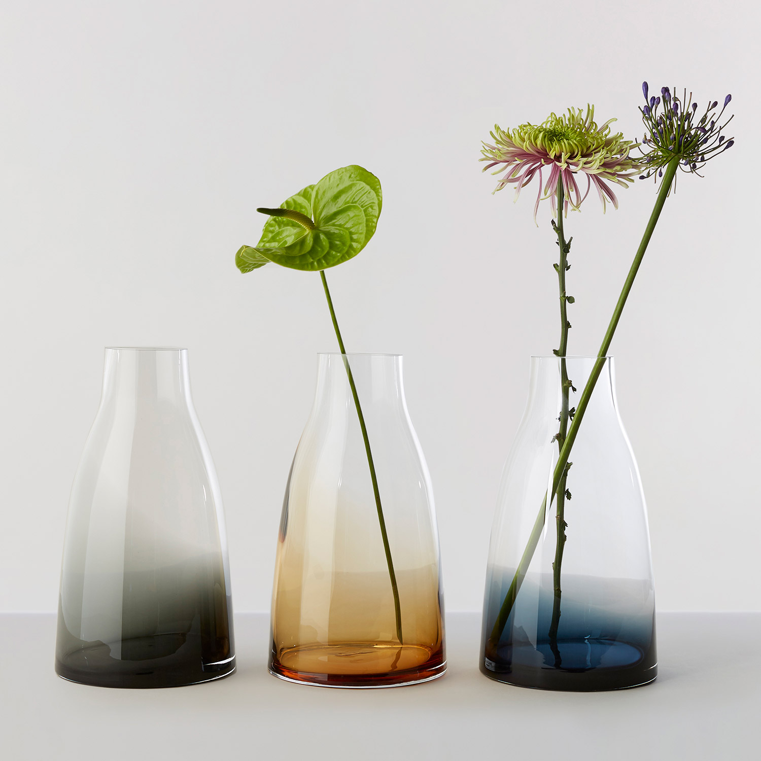 Ro Collection - Flower No. 3 Vase indigo blue