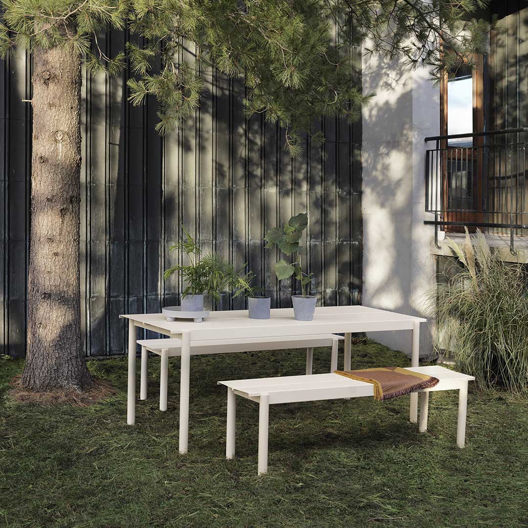 muuto linear steel gartentisch outdoor tisch 65435