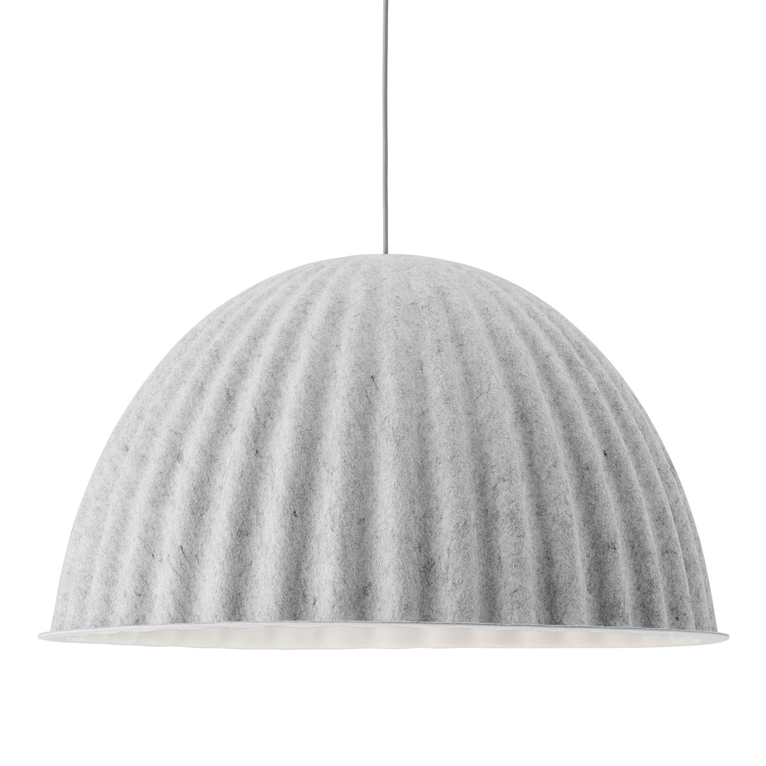 white melange under the bell muuto deckenleuchte 55741