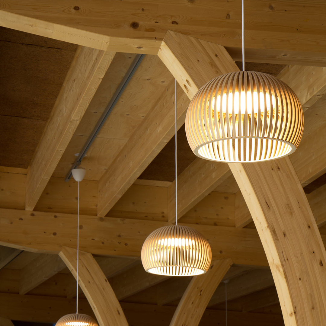 secto design 5000 atto pendelleuchte walnuss led 72142