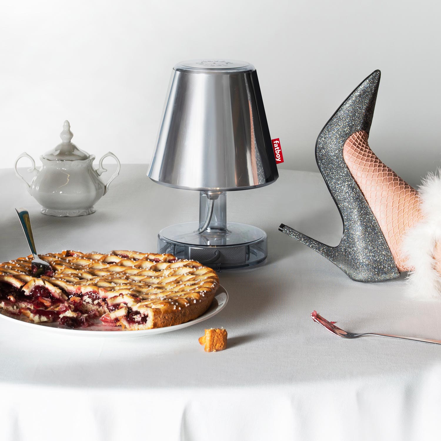 FATBOY Metallicappie silver 4