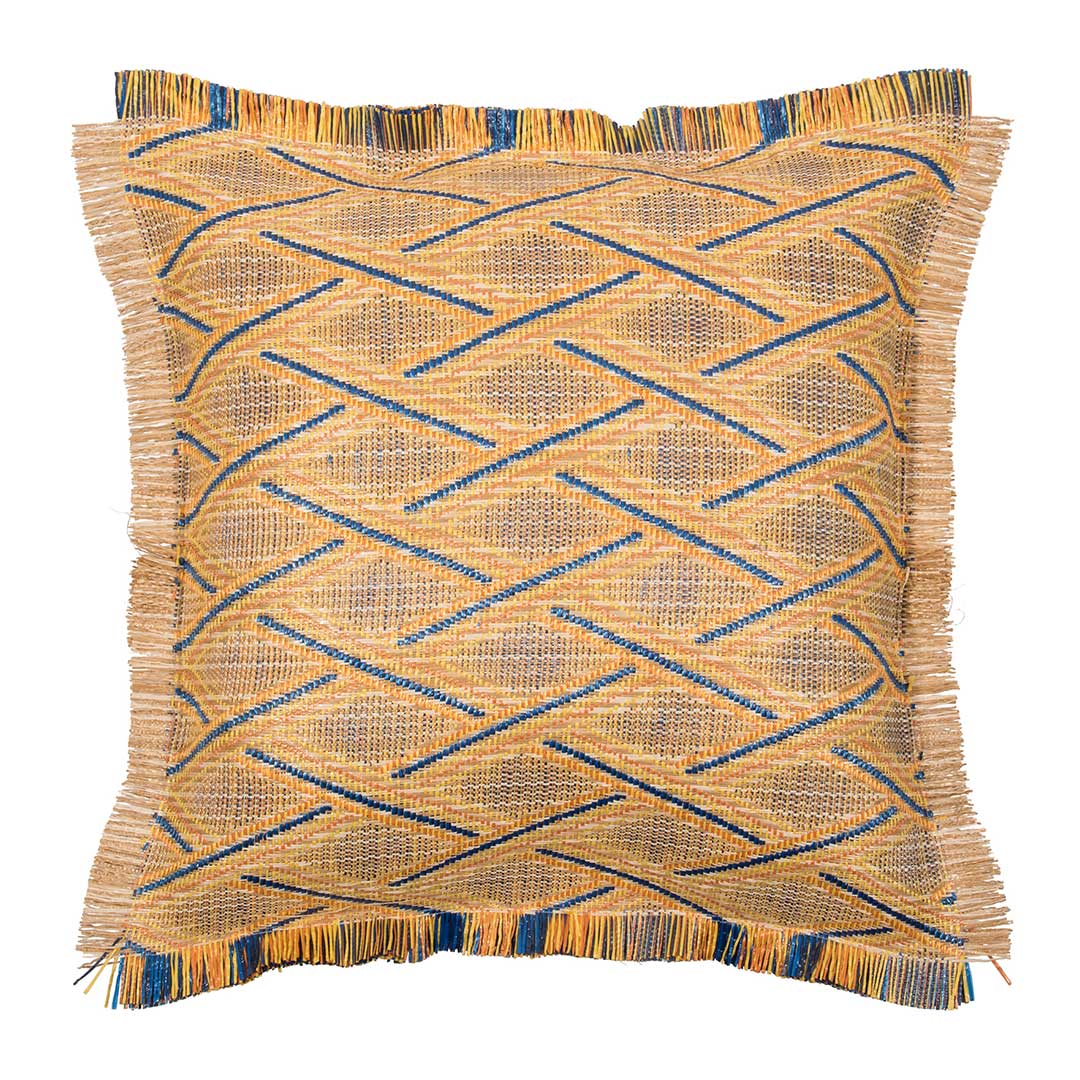 pad tulum kissenhuelle 45 45 yellow blue 65879