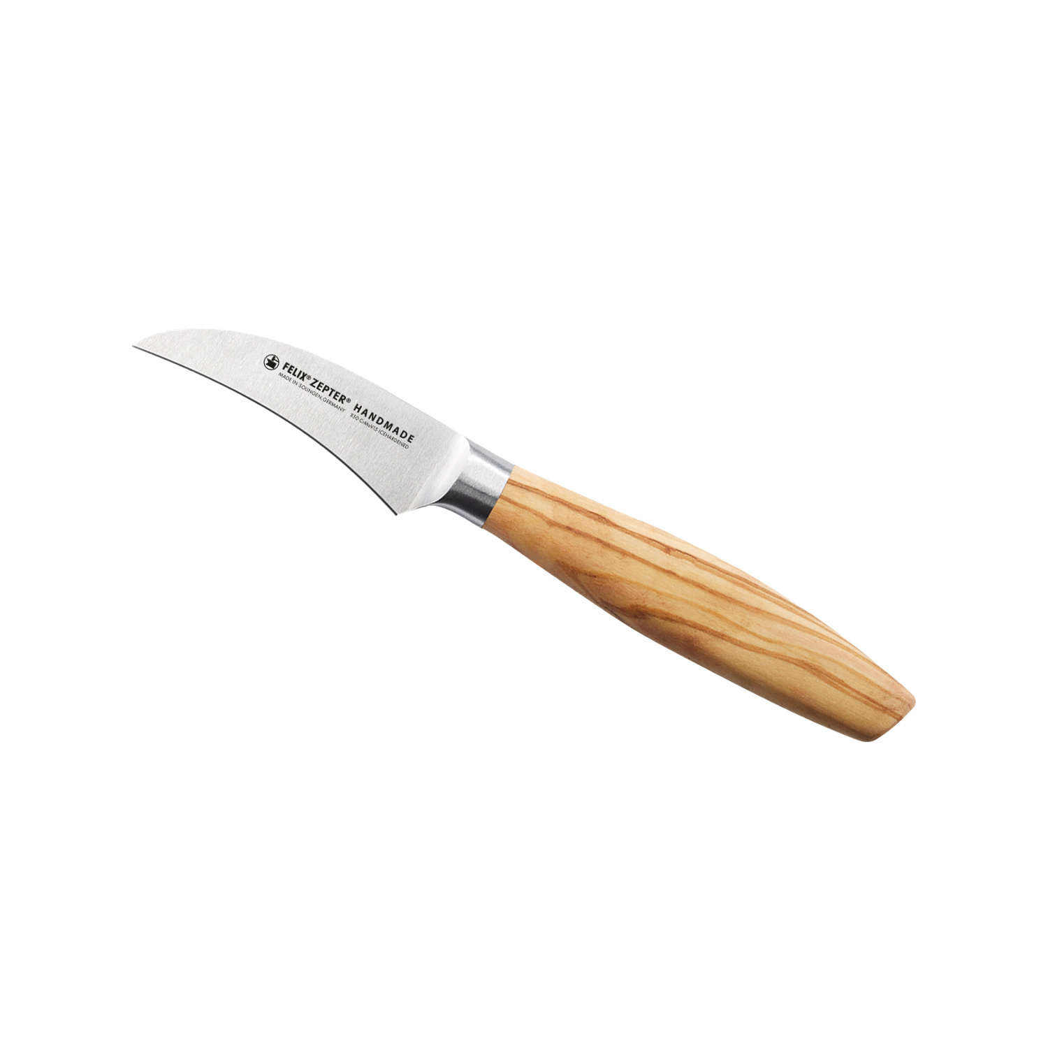 Felix Solingen - Size S Olive Schälmesser 7 cm