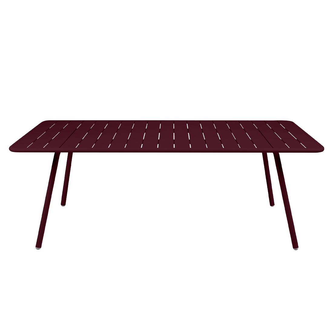 fermob luxembourg tisch 207x100  schwarzkirsche 88344