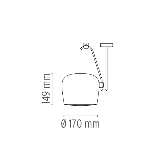 flos aim small abmessungen 21922
