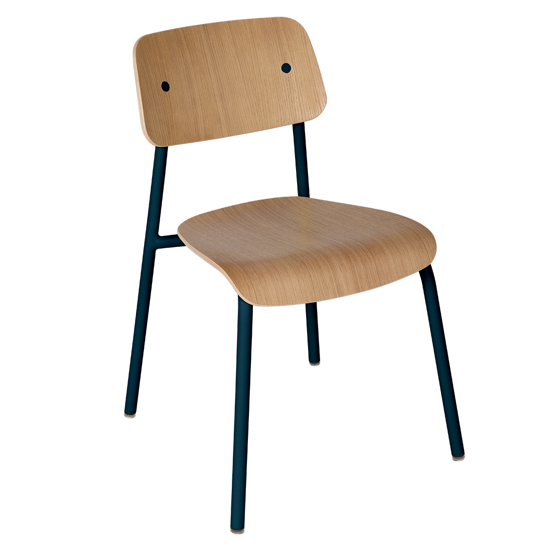 fermob stuhl studie eiche abyssblau 692192 100052