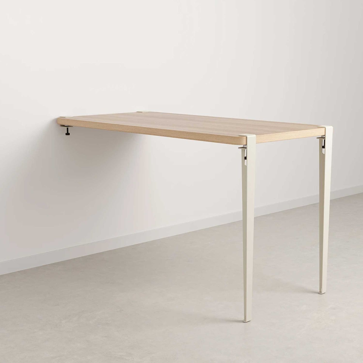 Tiptoe - Hochtischbein 90 cm creme-weiß