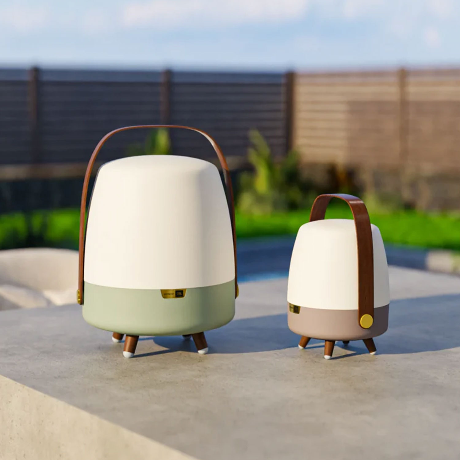 Kooduu - Lite-up Play Lautsprecherlampe sand