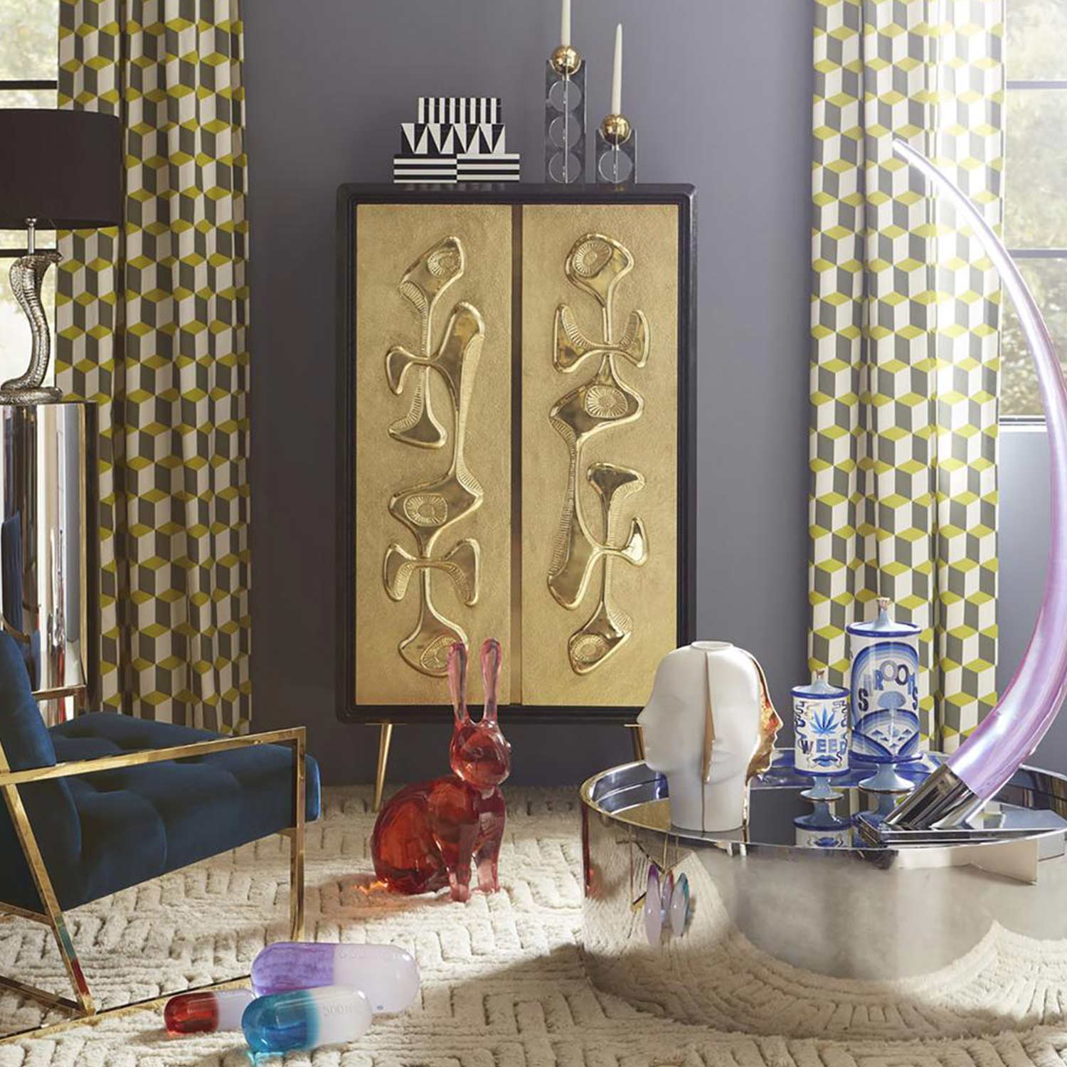 jonathan adler atlas split vase kopf 62712