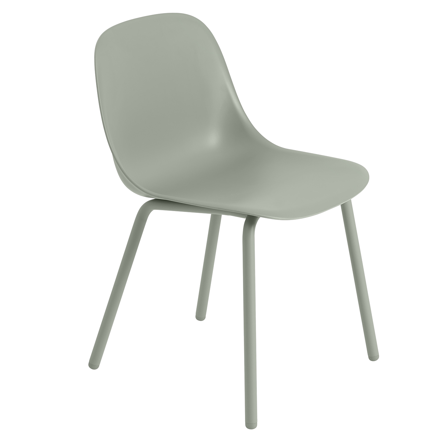 muuto Fiber outdoorstuhl dusty green 98440