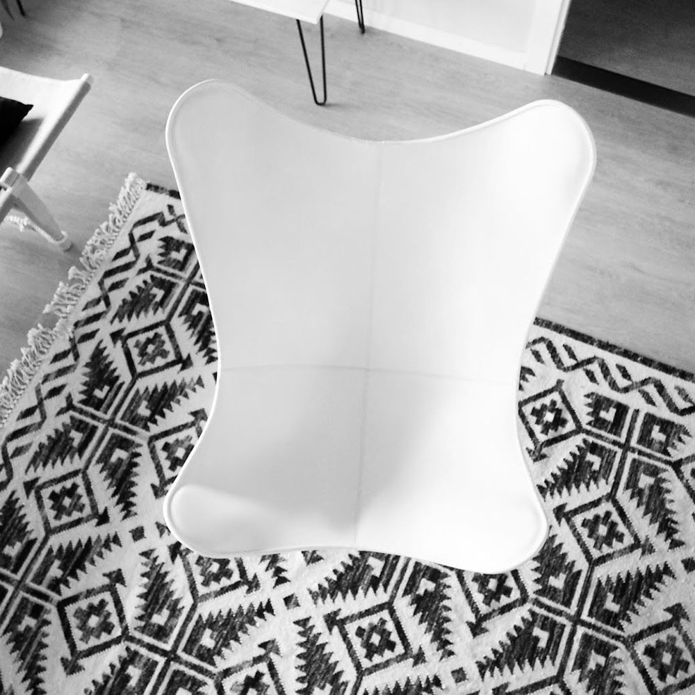 cuero pampa marioposa weiss draufsicht exklusiv 104026