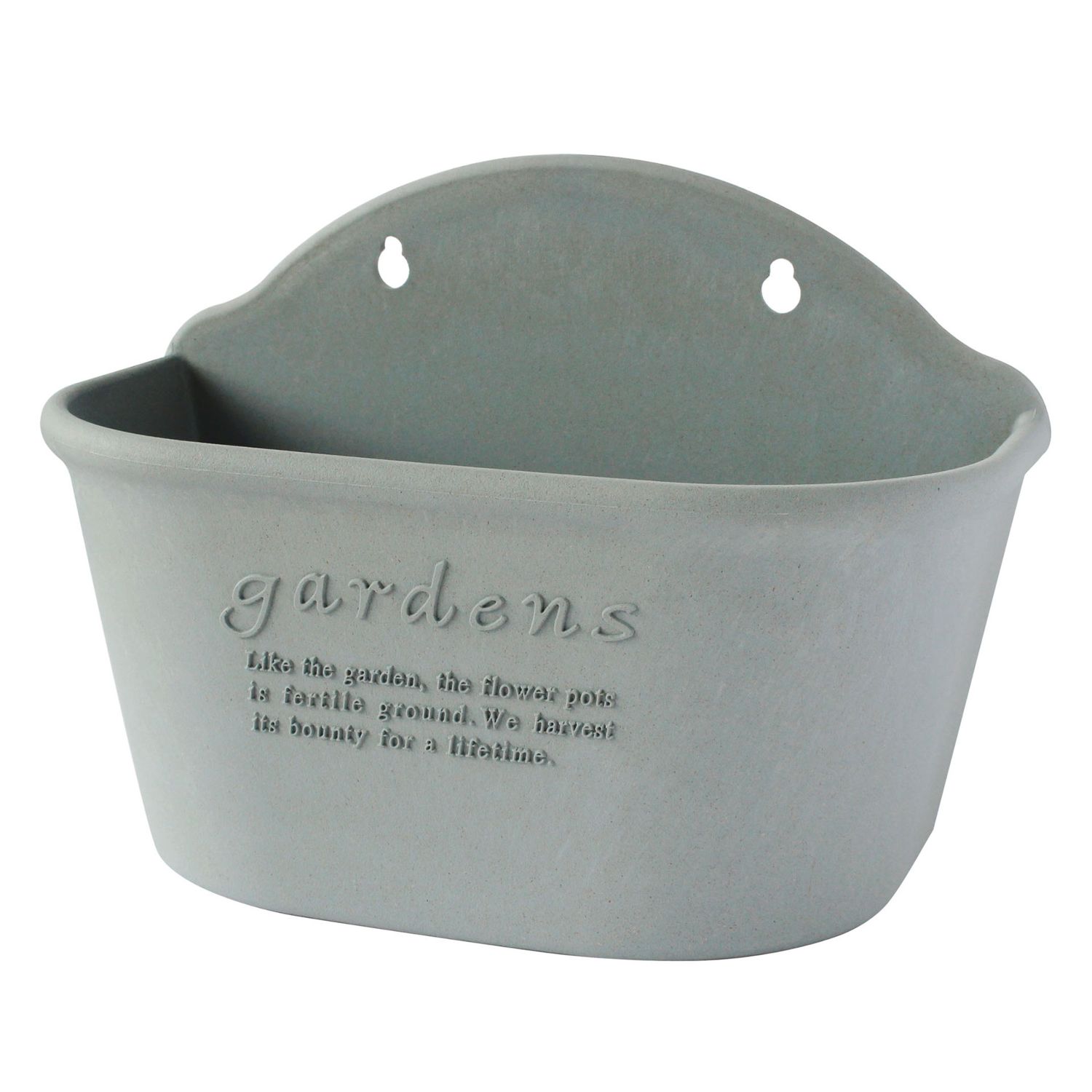 Hachiman - Eco Pot hängend Blumentopf #300 4 l grau