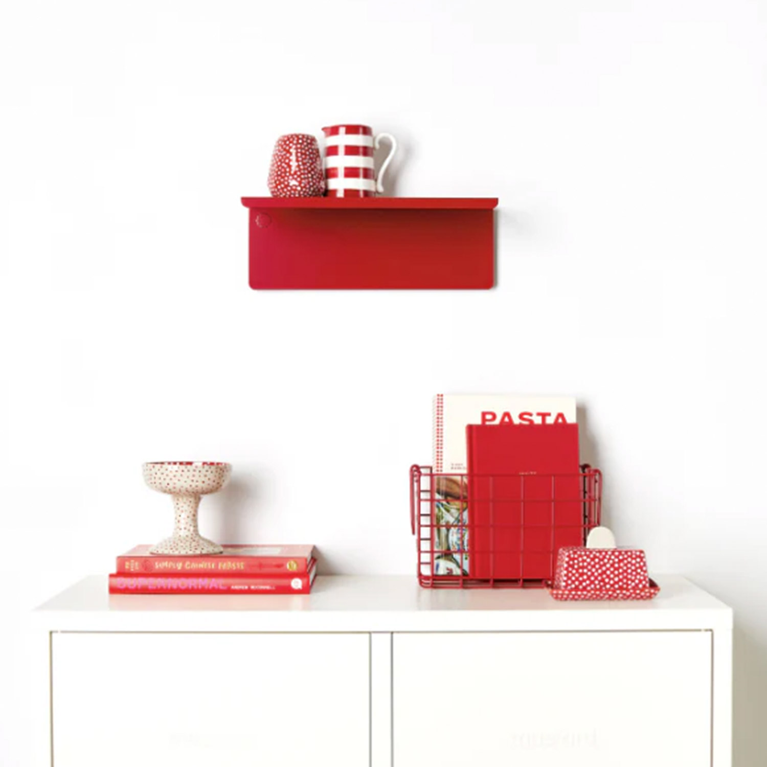 mustard made the ledge shelf small angled poppy ambiente 104578