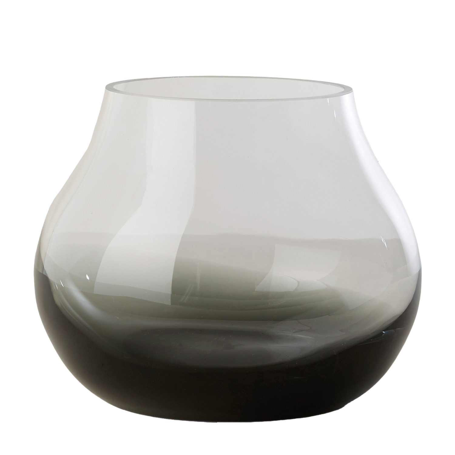 Ro Collection - Flower No. 23 Vase smoked grey