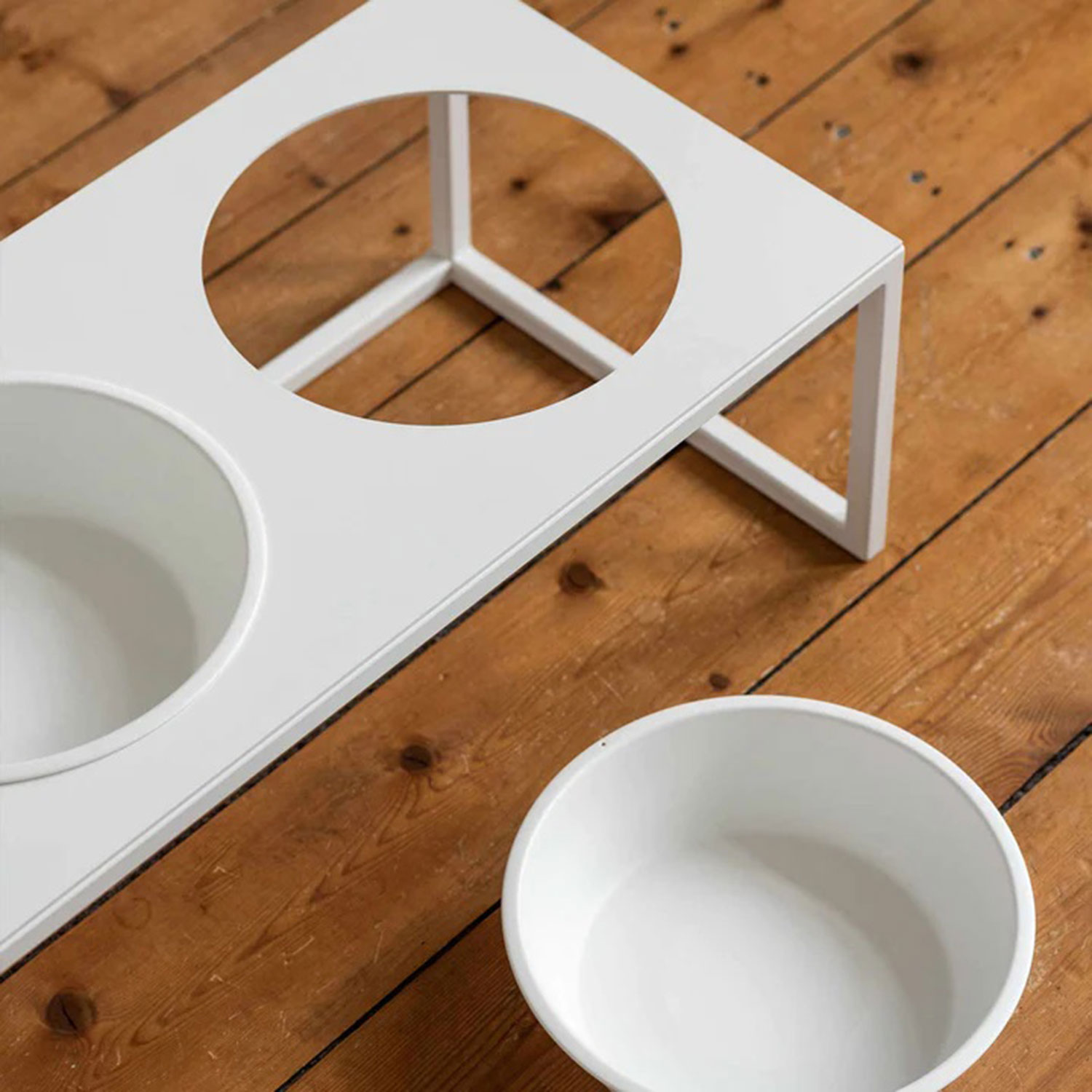 metallbude mika futterstation klein weiss boden 96681