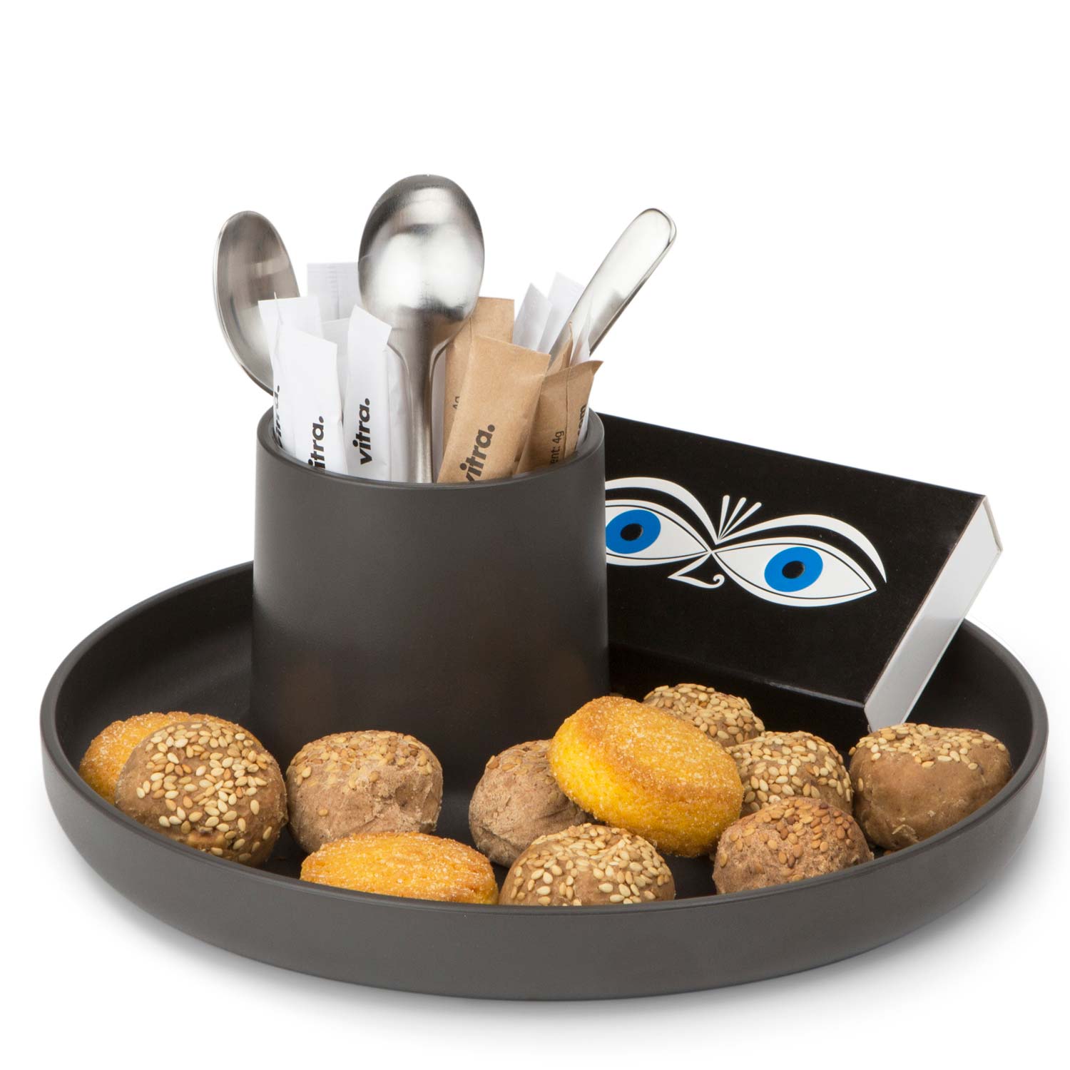 vitra O Tidy Dark grey 2