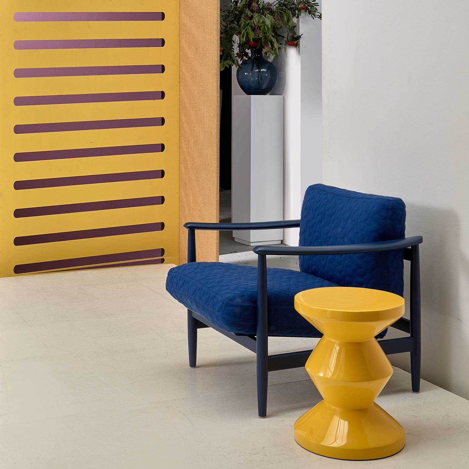 pols potten tam tam hocker gelb sessel 97838