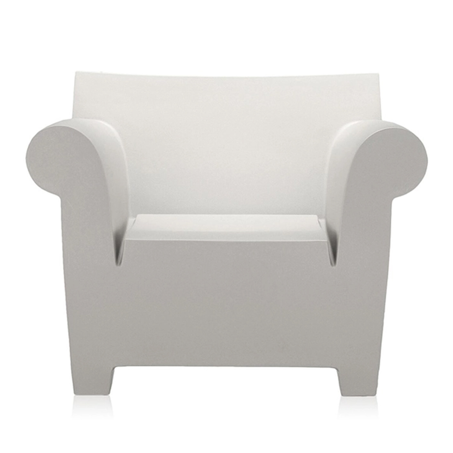 Kartell - Bubble Club Sessel weiß zink