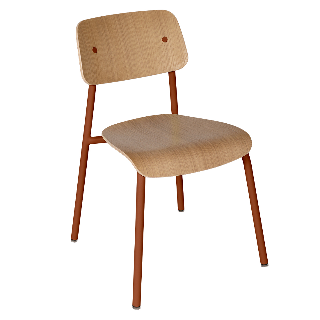 fermob stuhl studie eiche ockerrot 100069