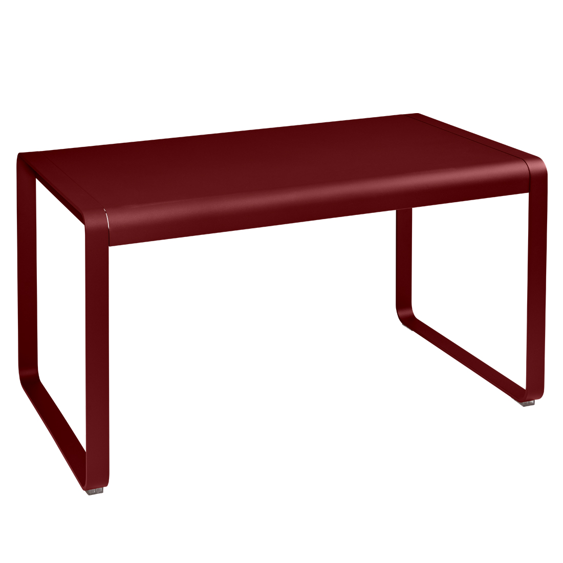 fermob bellevie tisch 140x80 chilli 88551