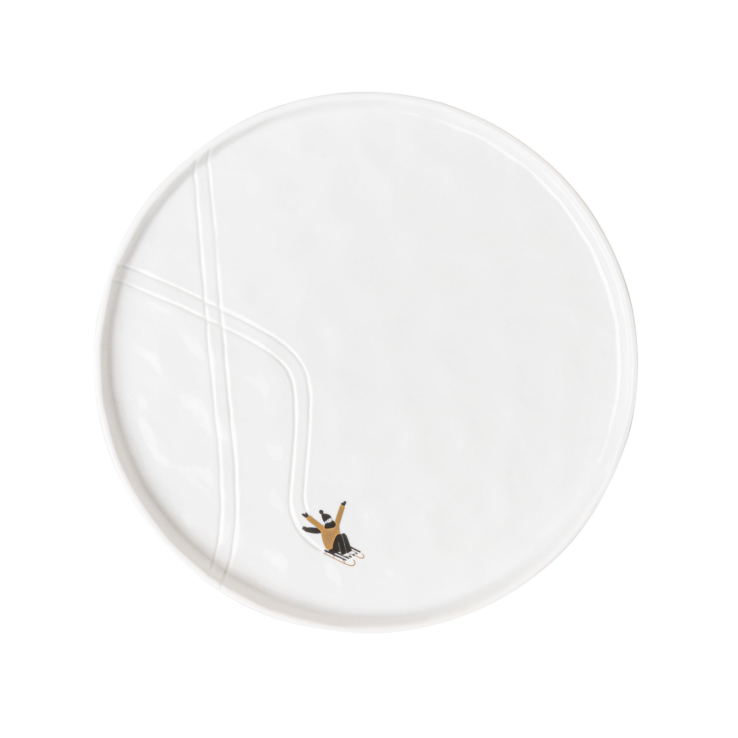 Rader Design Schneetag Grosser Teller Goldkufen 92521 106342