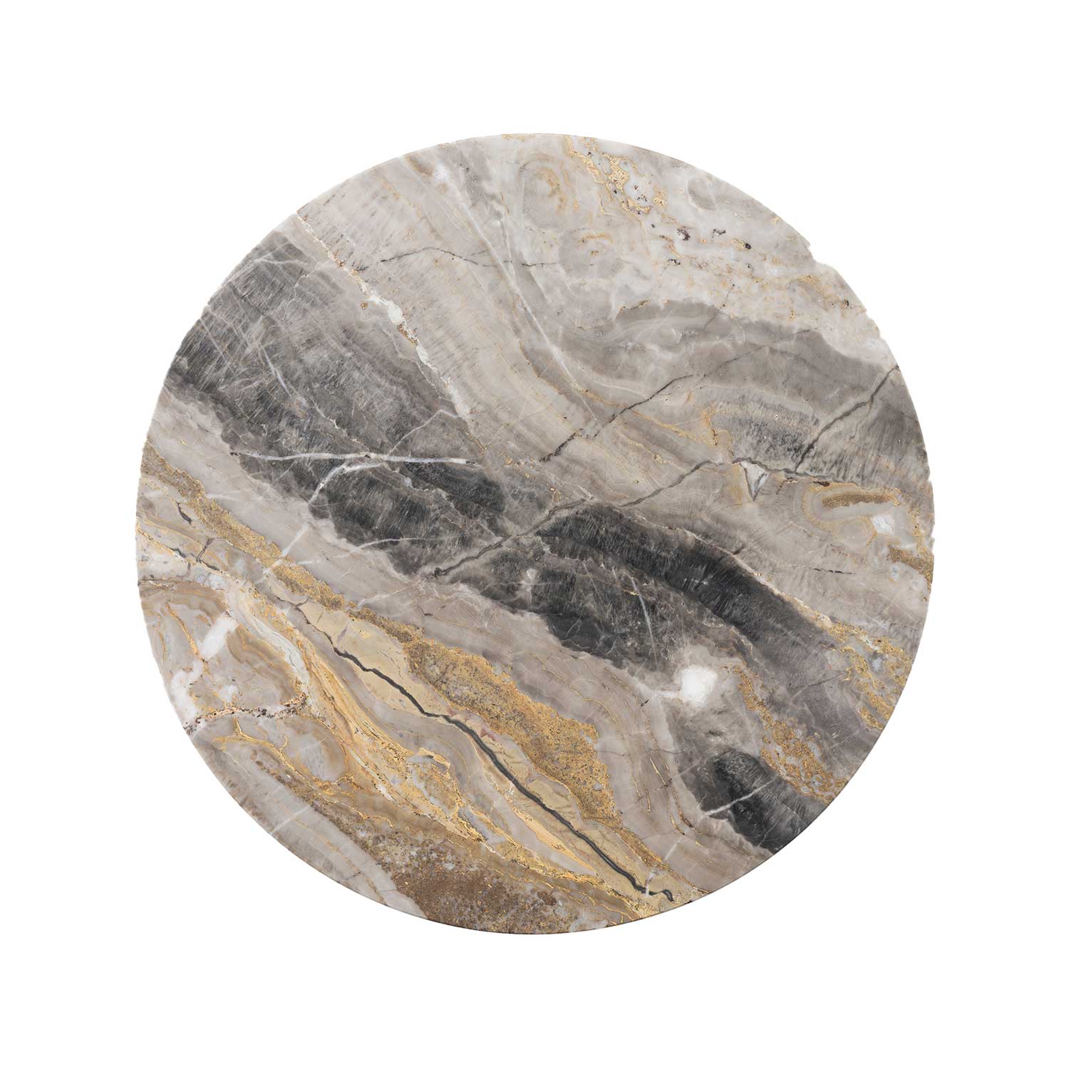 Audo - Marmorplatte Ø 42 cm grey galaxy marble