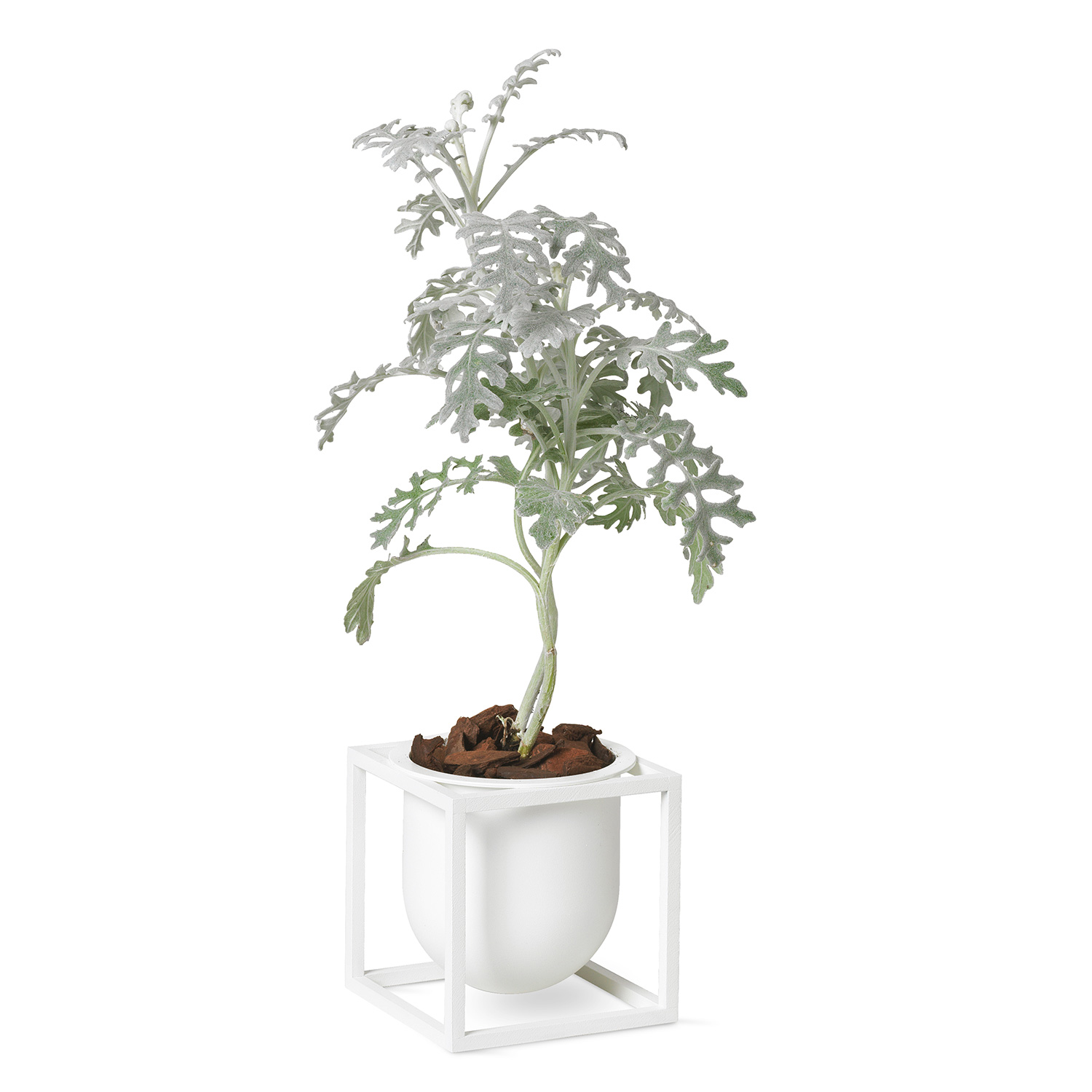 byLassen Kubus Flowerpot 10 white 2