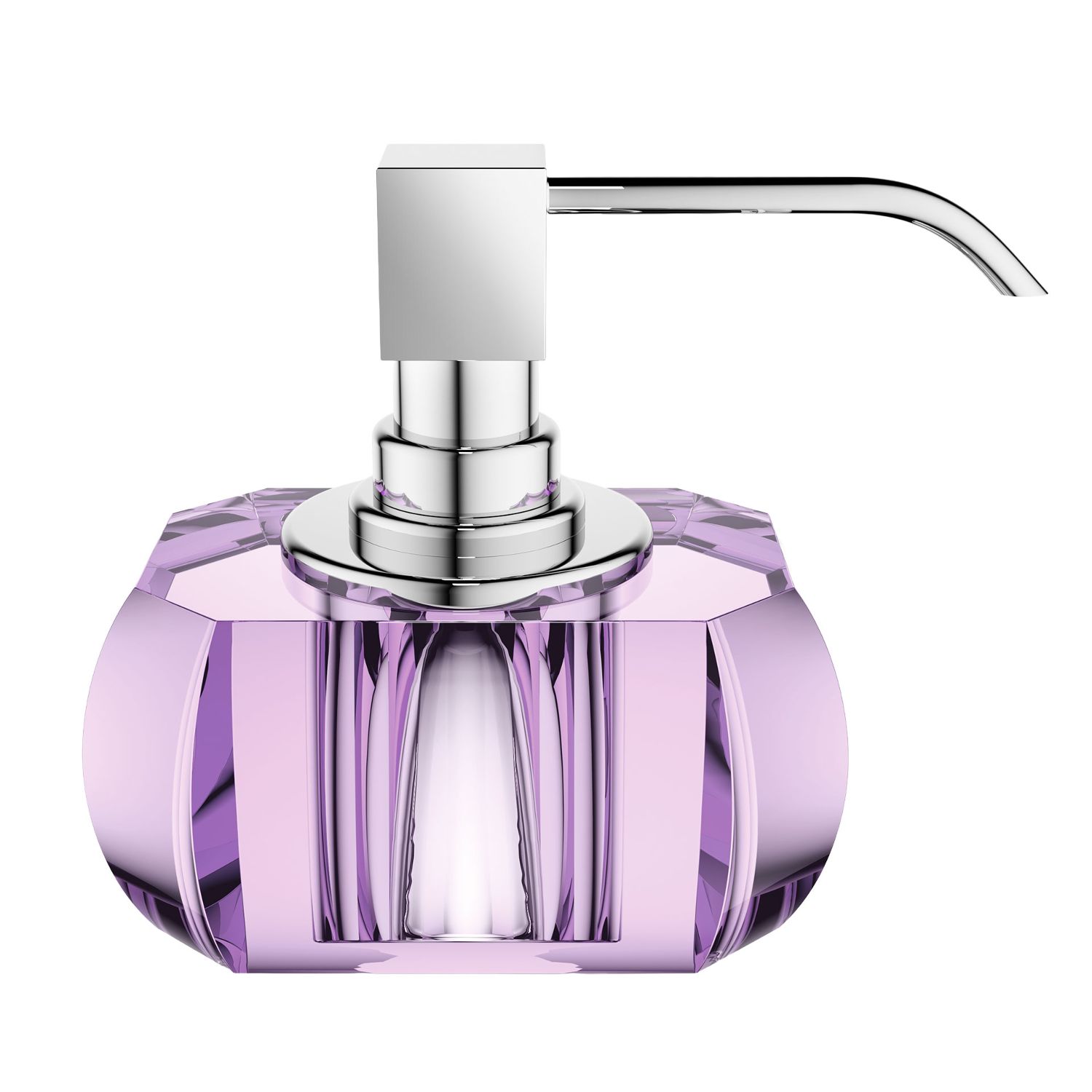 Decor Walther - KR SSP Kristall Seifenspender violett chrom
