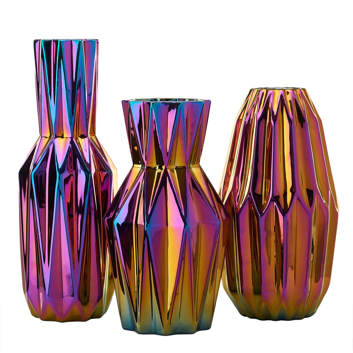 pols potten oily folds vase uebresicht licht 99081