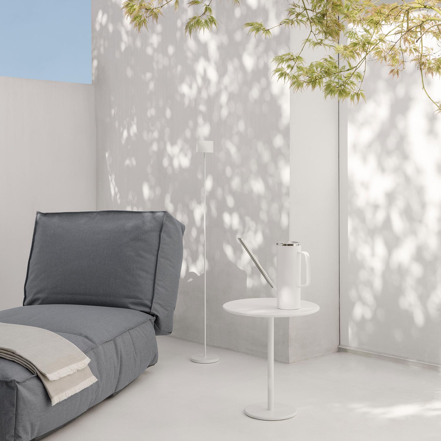 blomus farol stehleuchte weiss ambiente 81863