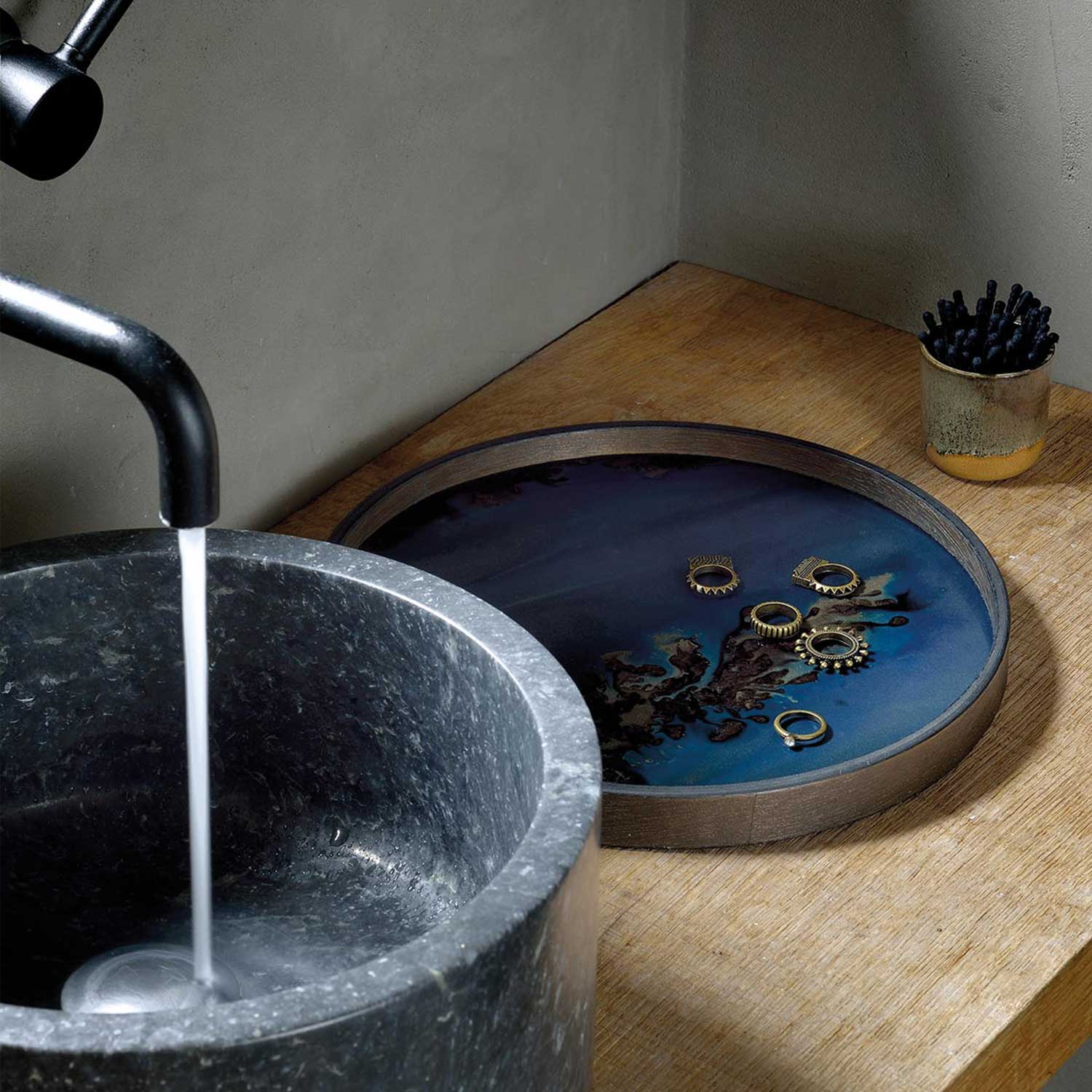 ethnicraft orgaic glastablett xs rund bad ambiente 84910