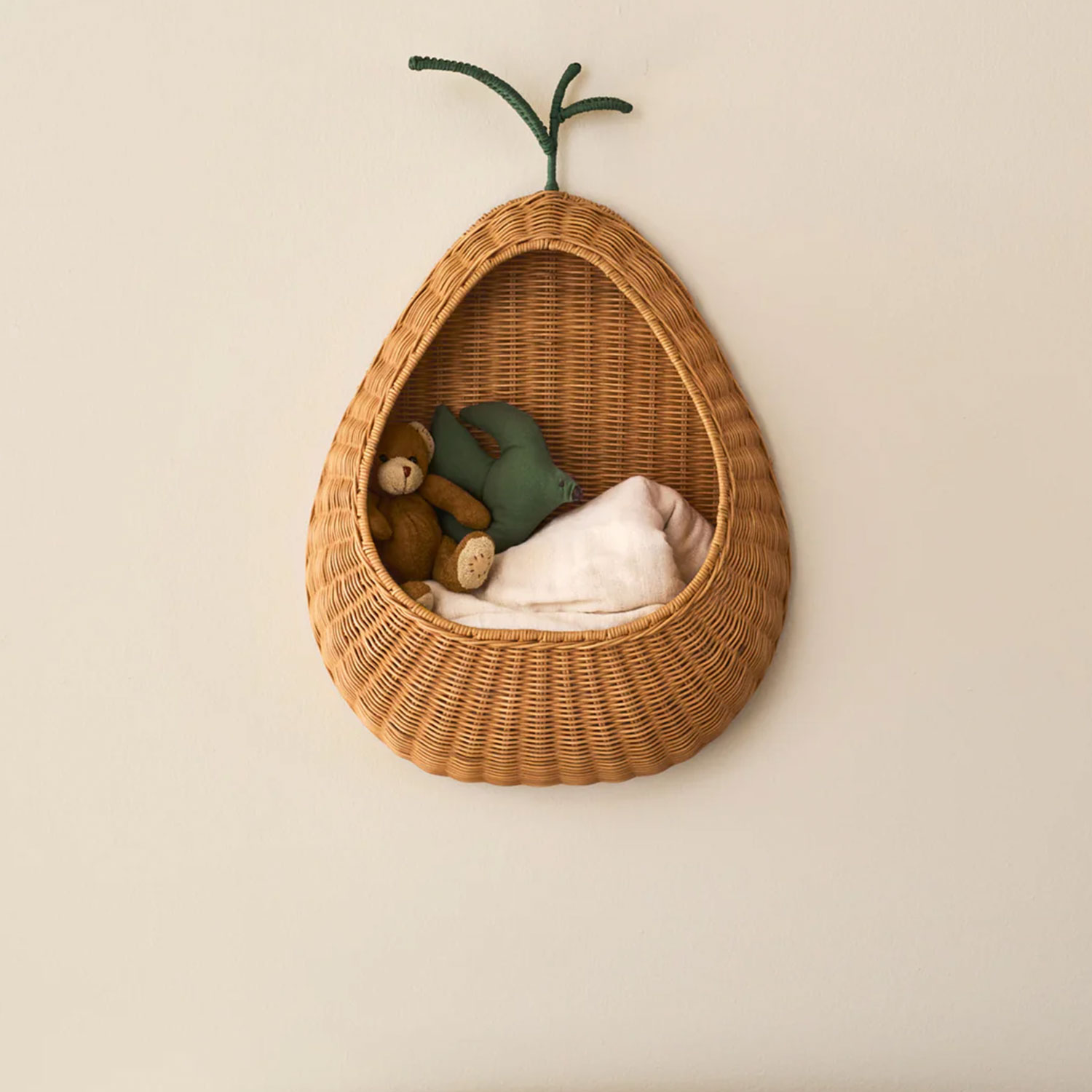 ferm LIVING Pear Braided Wall Pocket Wandtasche Ambiente 104633