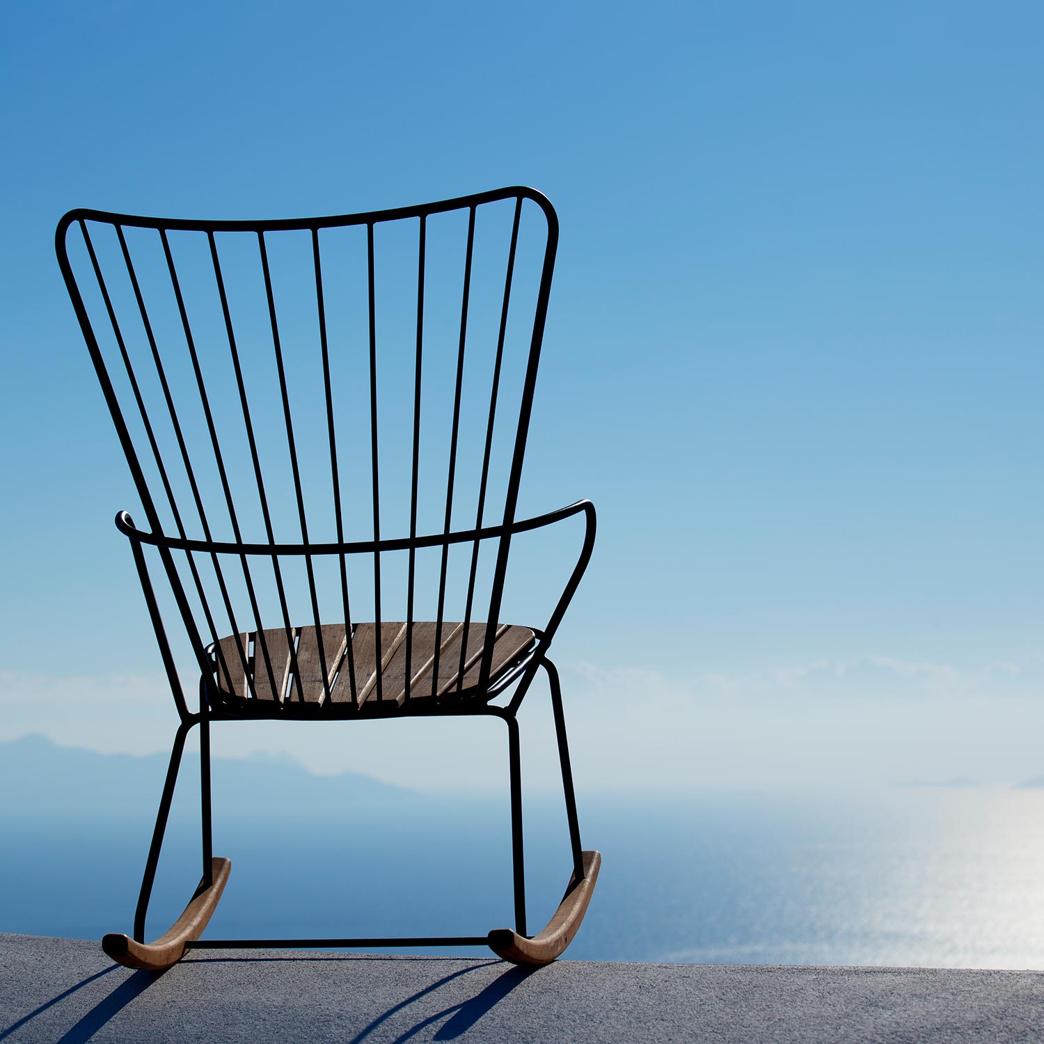 rocking chair schwarz houe 94680