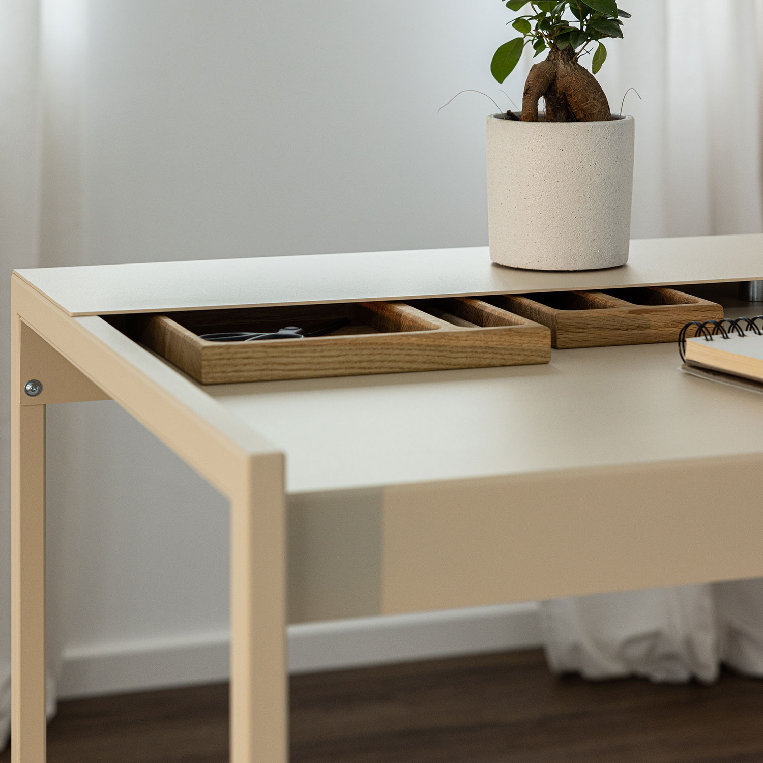 Metallbude - Donna Schreibtisch schwarz