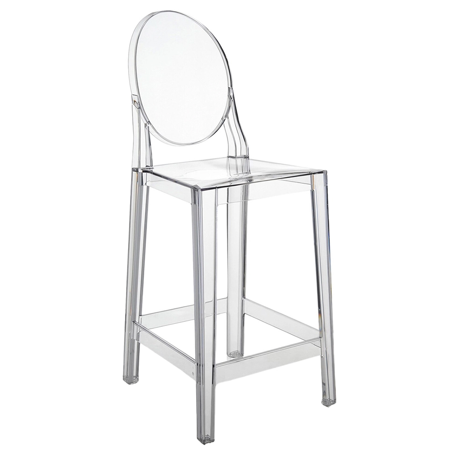 kartell one more barhocker 65cm kristall KAR05890B4 102429