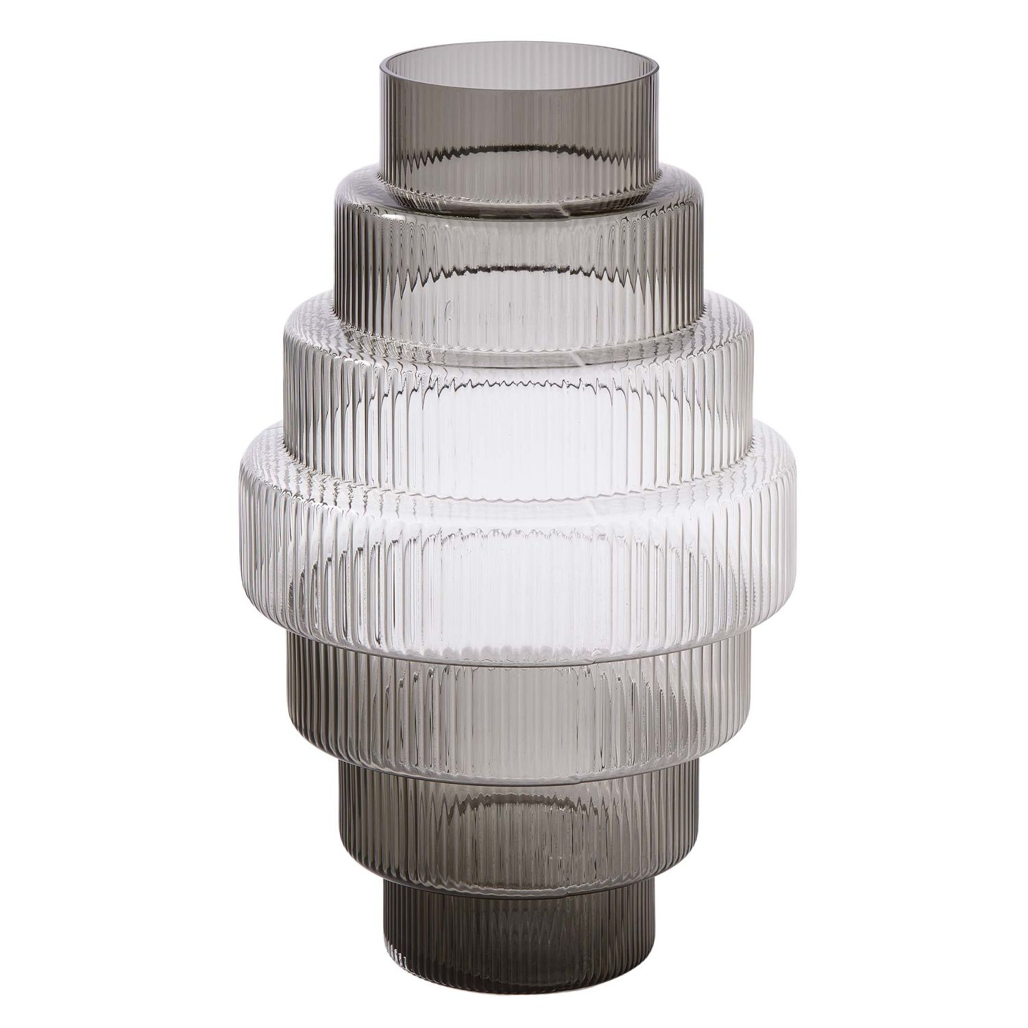 Pols Potten - Steps Vase XXL dunkelgrau