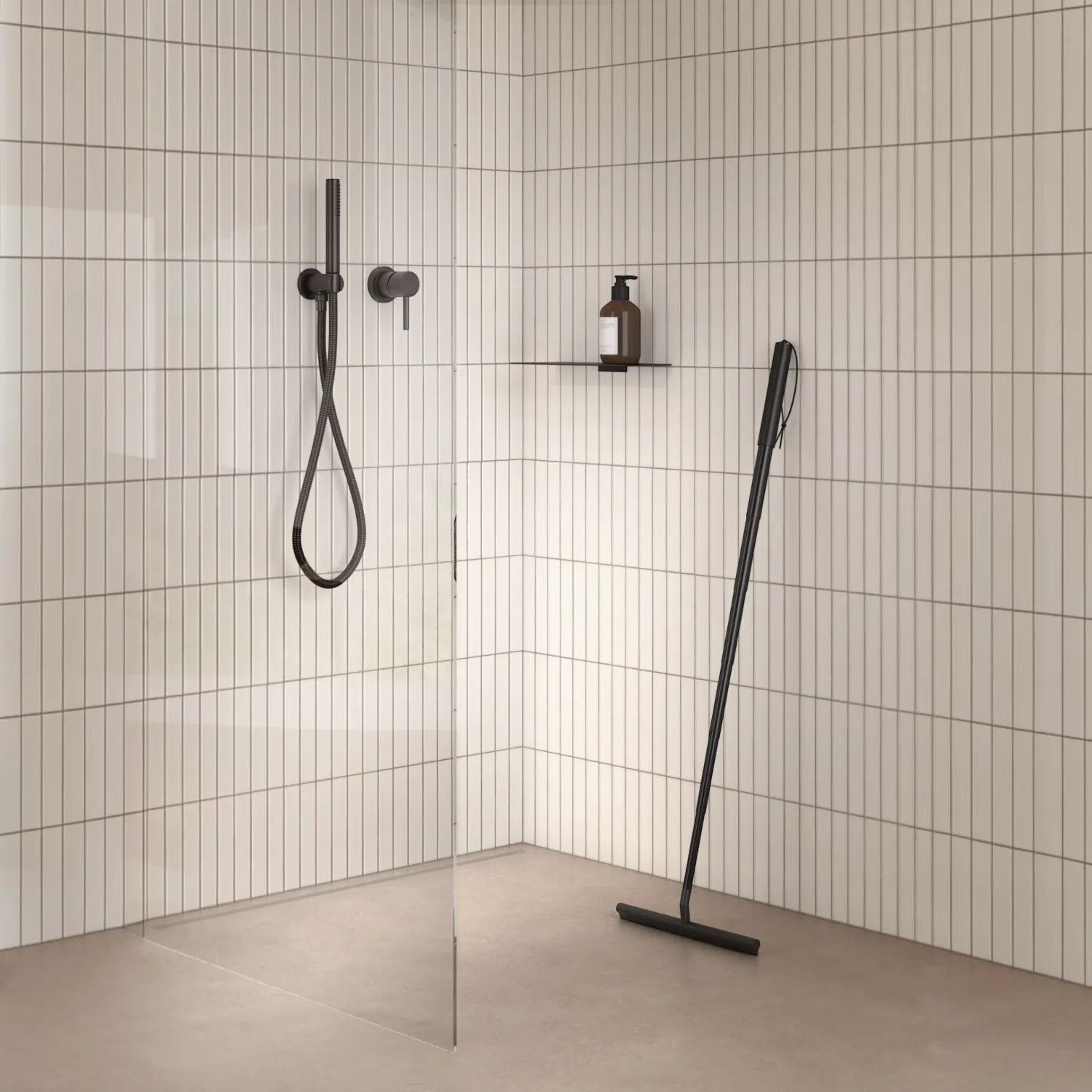 Decor Walther - Aquablade Glaswischer schwarz matt