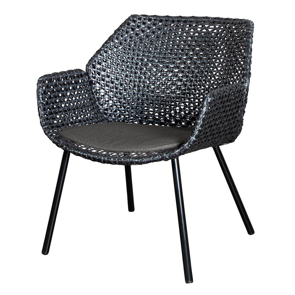 cane line vibe loungesessel natte 5407YSN98 mit stuhl 98612