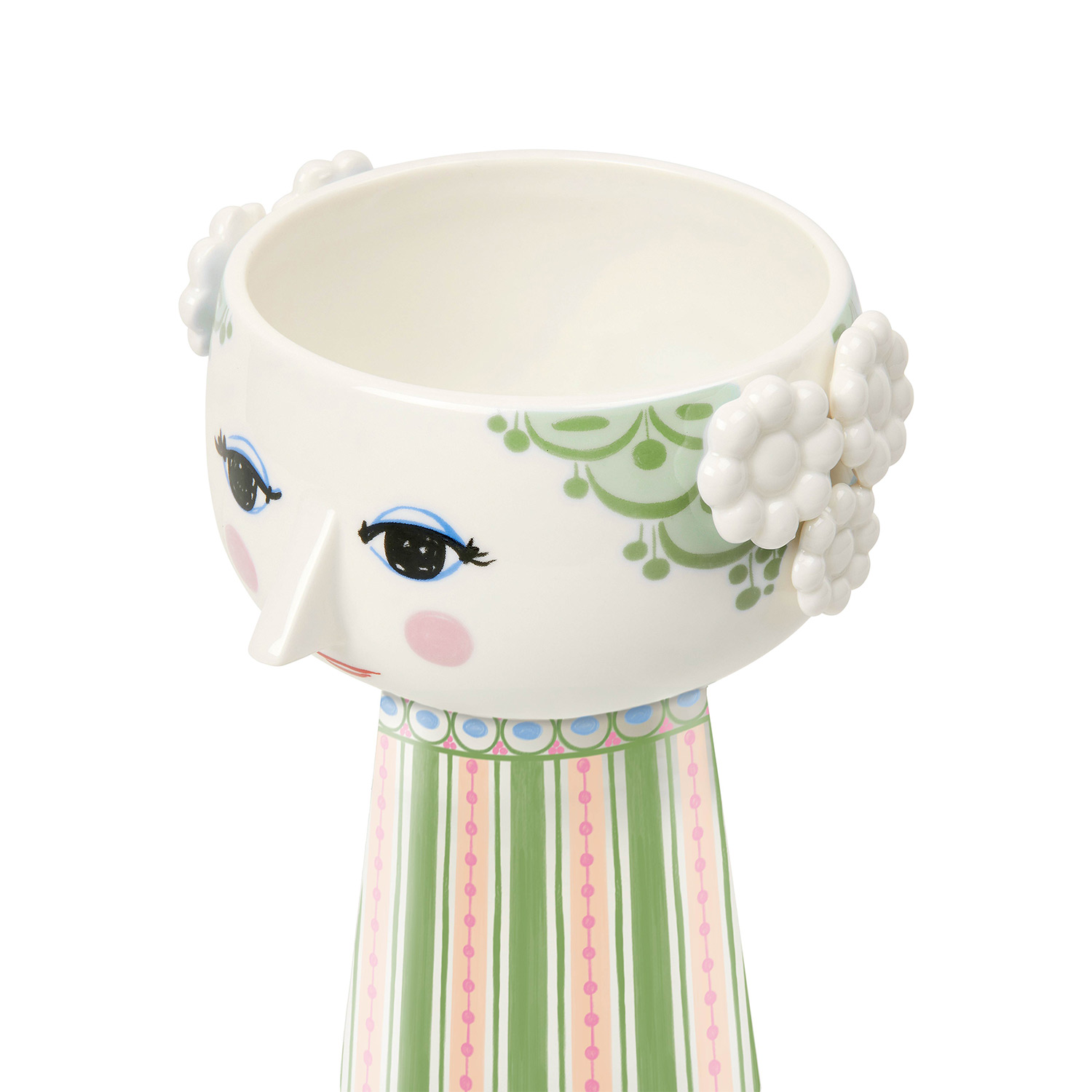 Björn Wiinblad - Eva Blumenvase H23,5 cm grün