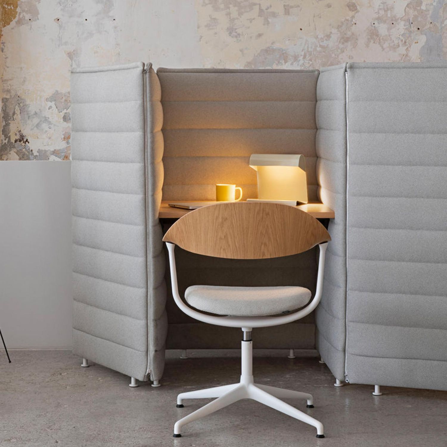 Vitra - Lampe de Bureau Tischlampe Prouvé Blanc Colombe