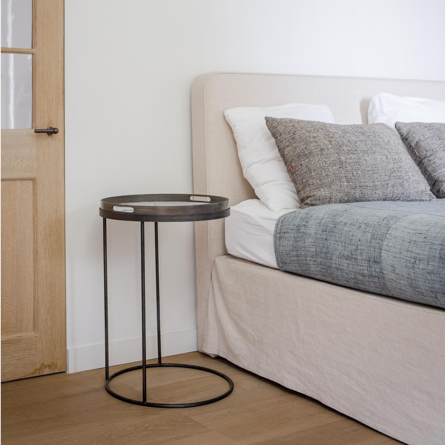 Ethnicraft Notre Monde 20704 Tisch rund round table tray small 49x49x66 3