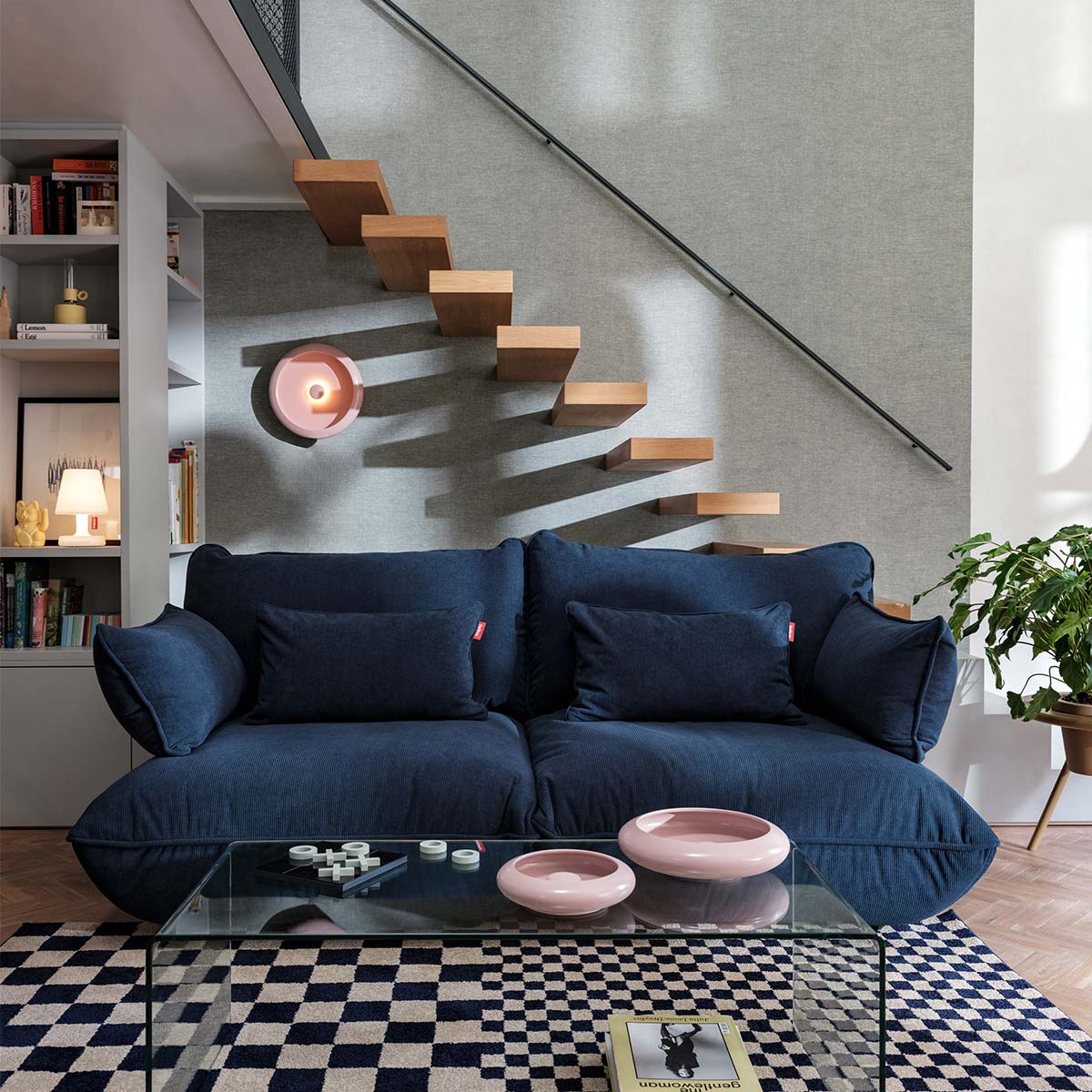 Fatboy - Sumo Ecksitz rechts Cord recycled deep blue