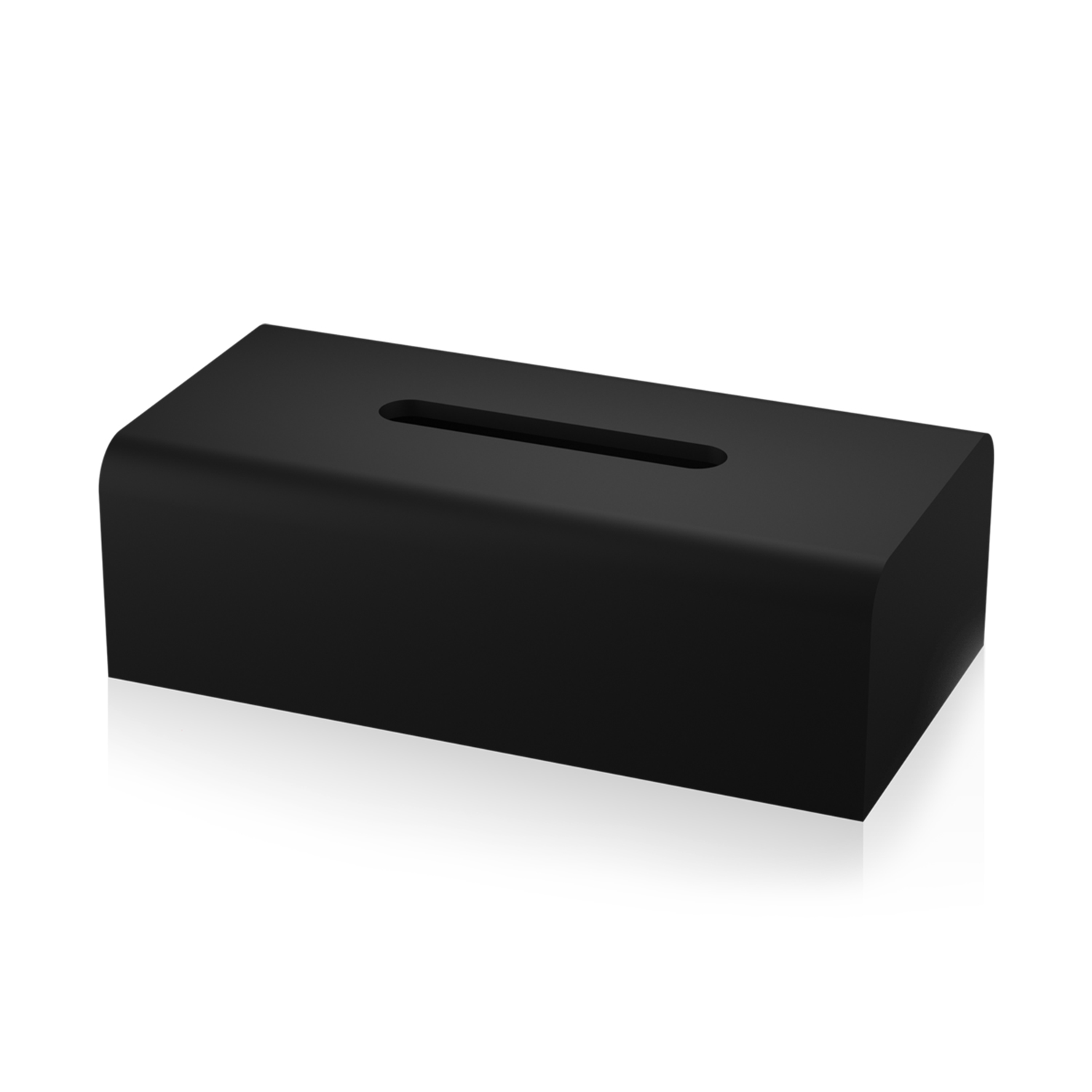 0971960 STONE Papiertuchbox rechteckig schwarz Decor Walther