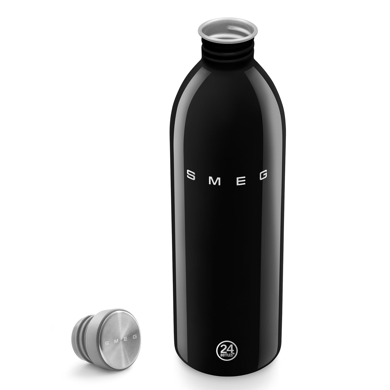 SMEG - Urban Bottle Edelstahlflasche schwarz
