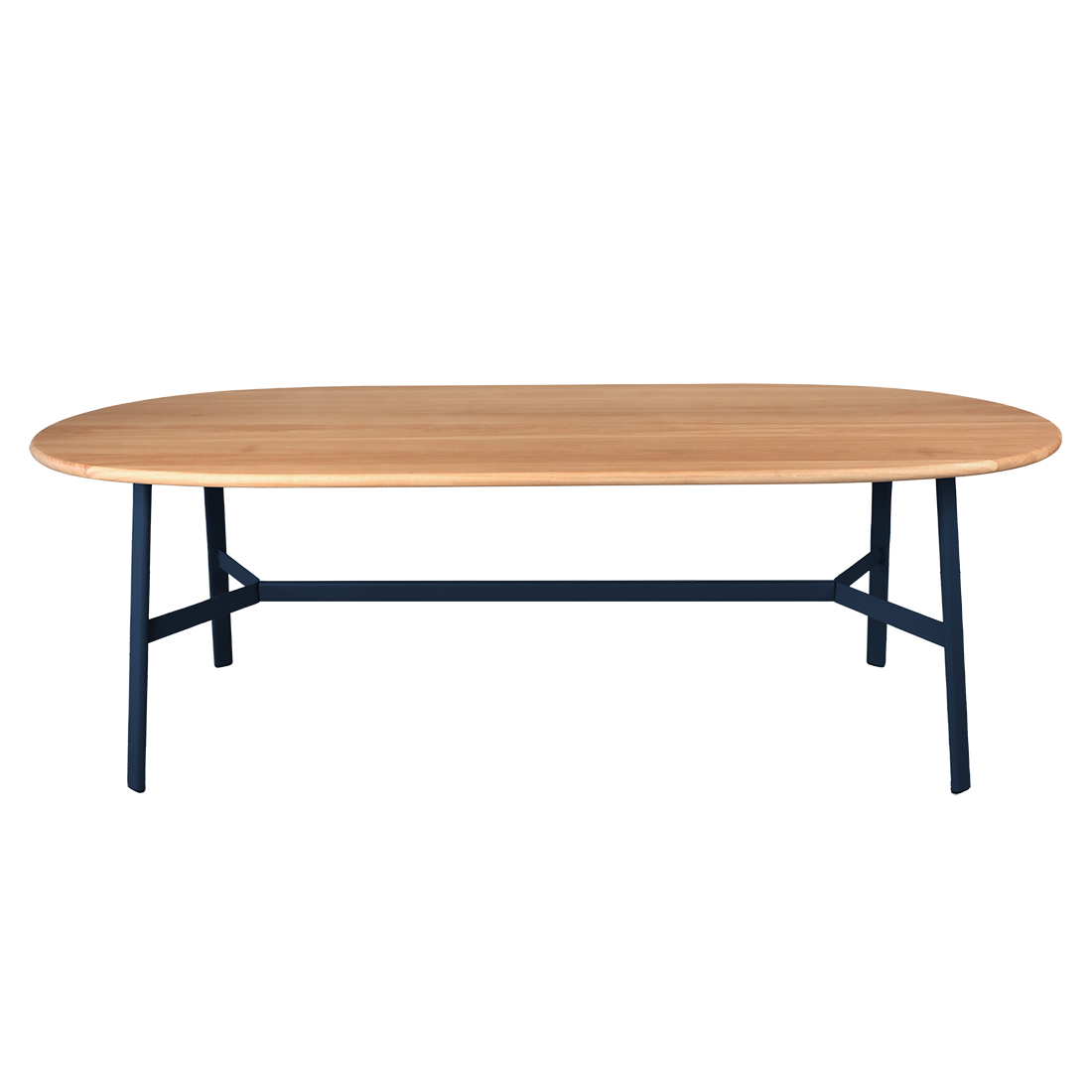 Fermob - So'O Ovaler Tisch Eiche 220x95 cm abyssblau