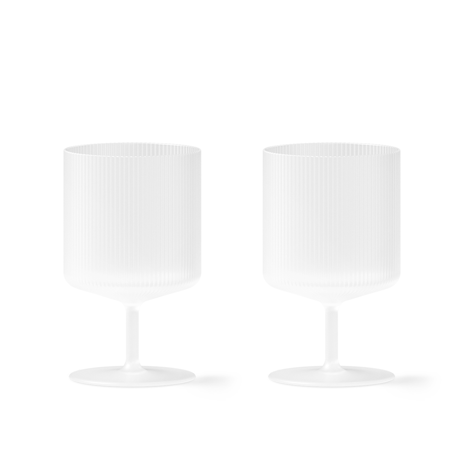 fermLIVING Ripple Weinglaeser SetOf2 Frosted 1104269329 101550