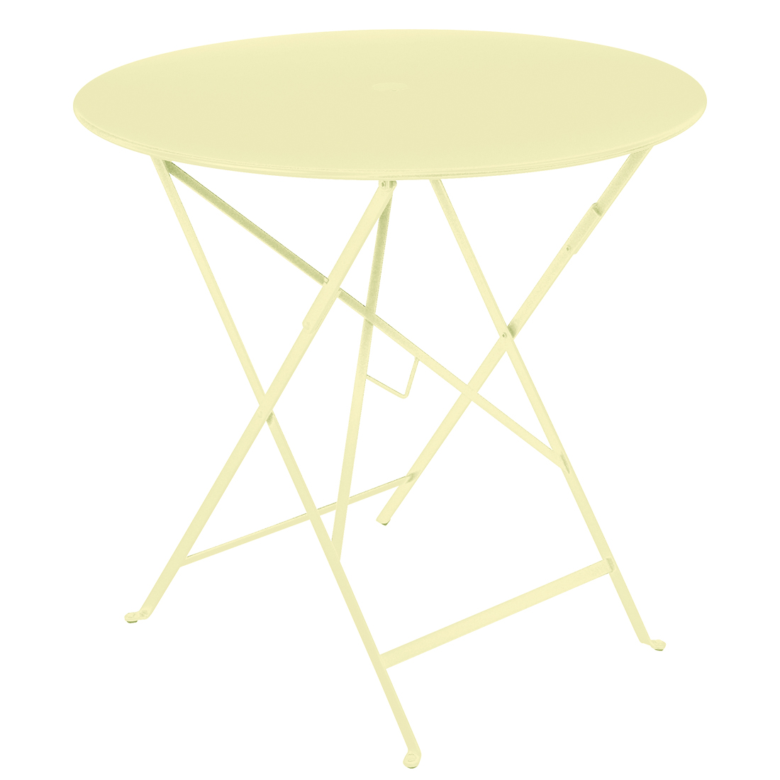 fermob bistro tisch rund 77cm zitronensorbet A6 77580