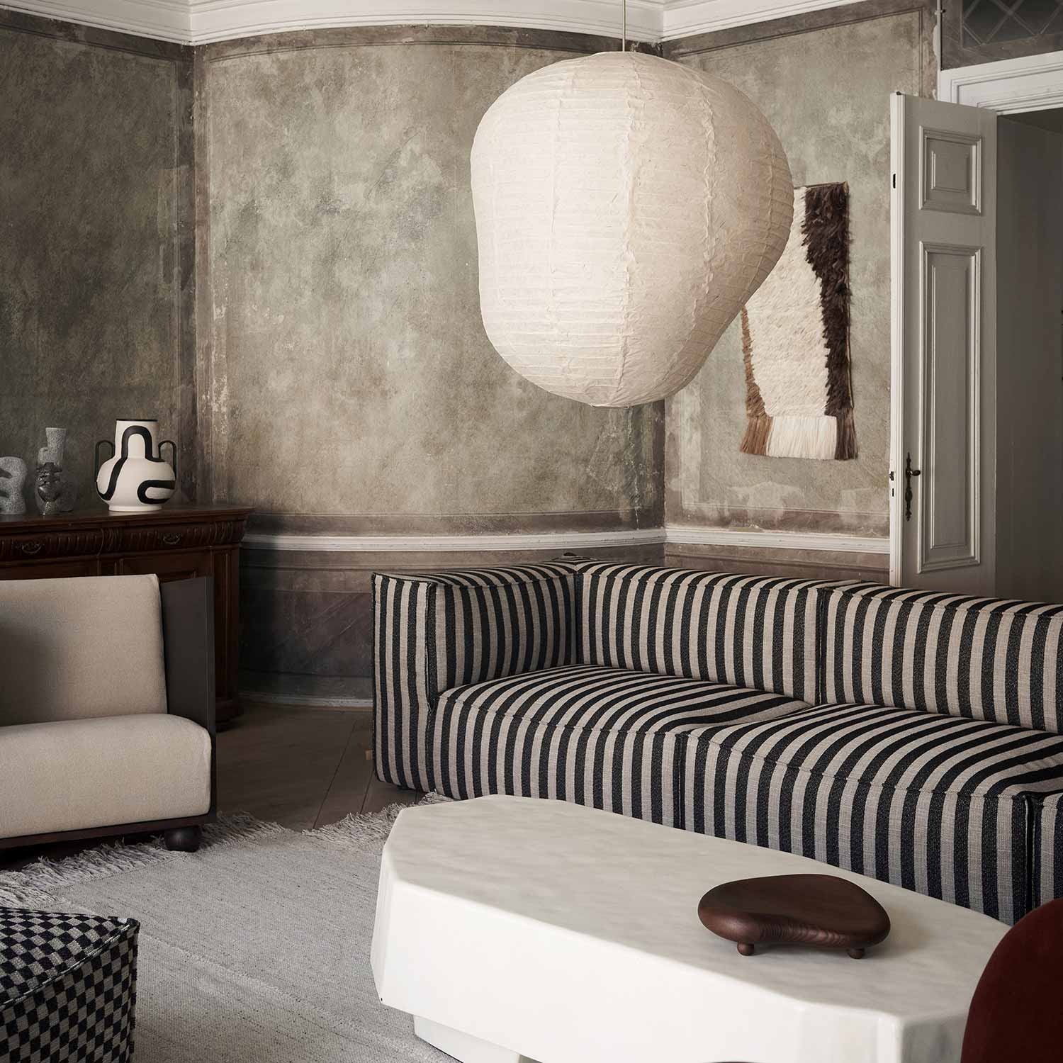 ferm living kurbis lampenschirm 80 wohnzimmer close up 96351