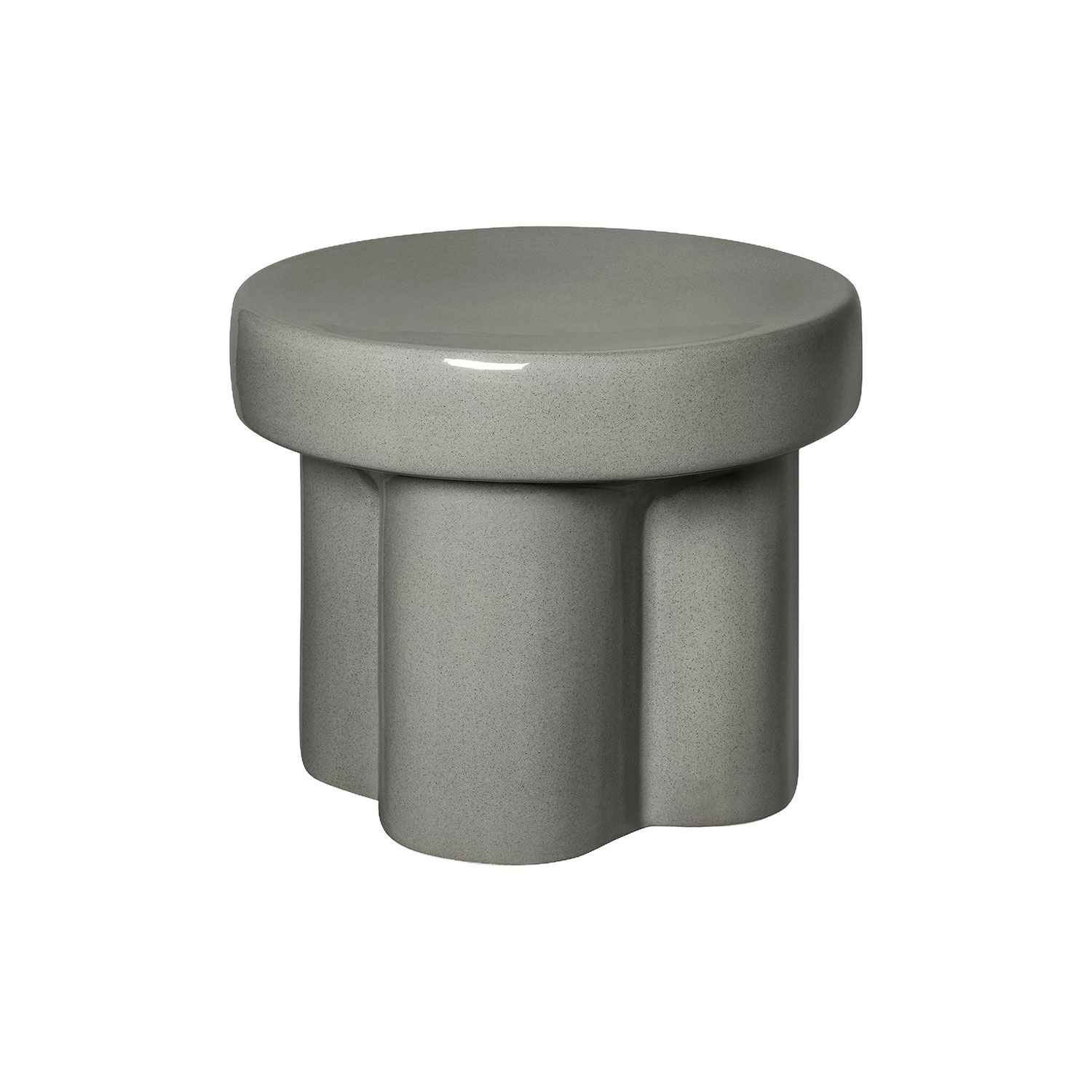 blomus TORU Keramik Hocker Elephant Skin niedrig 67126 104188