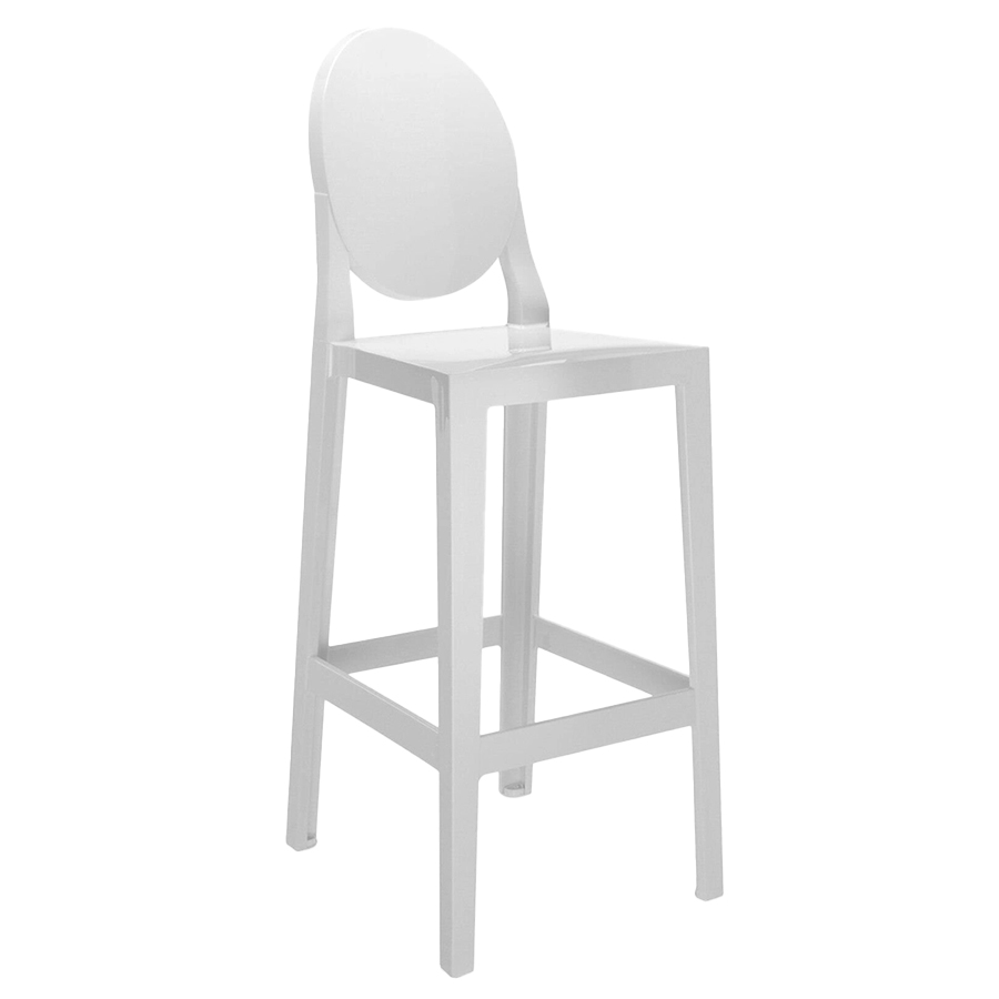 kartell one more barhocker 75cm weiss KAR05891E5 102425
